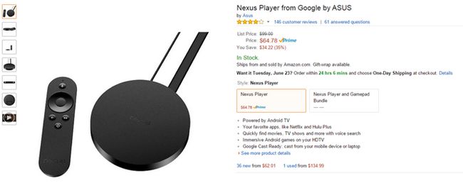 Fotografía - [Offre Alerte] Amazon vend le joueur Nexus 64,78 $ Pour (35 $ Off) avec le Premier Livraison gratuite